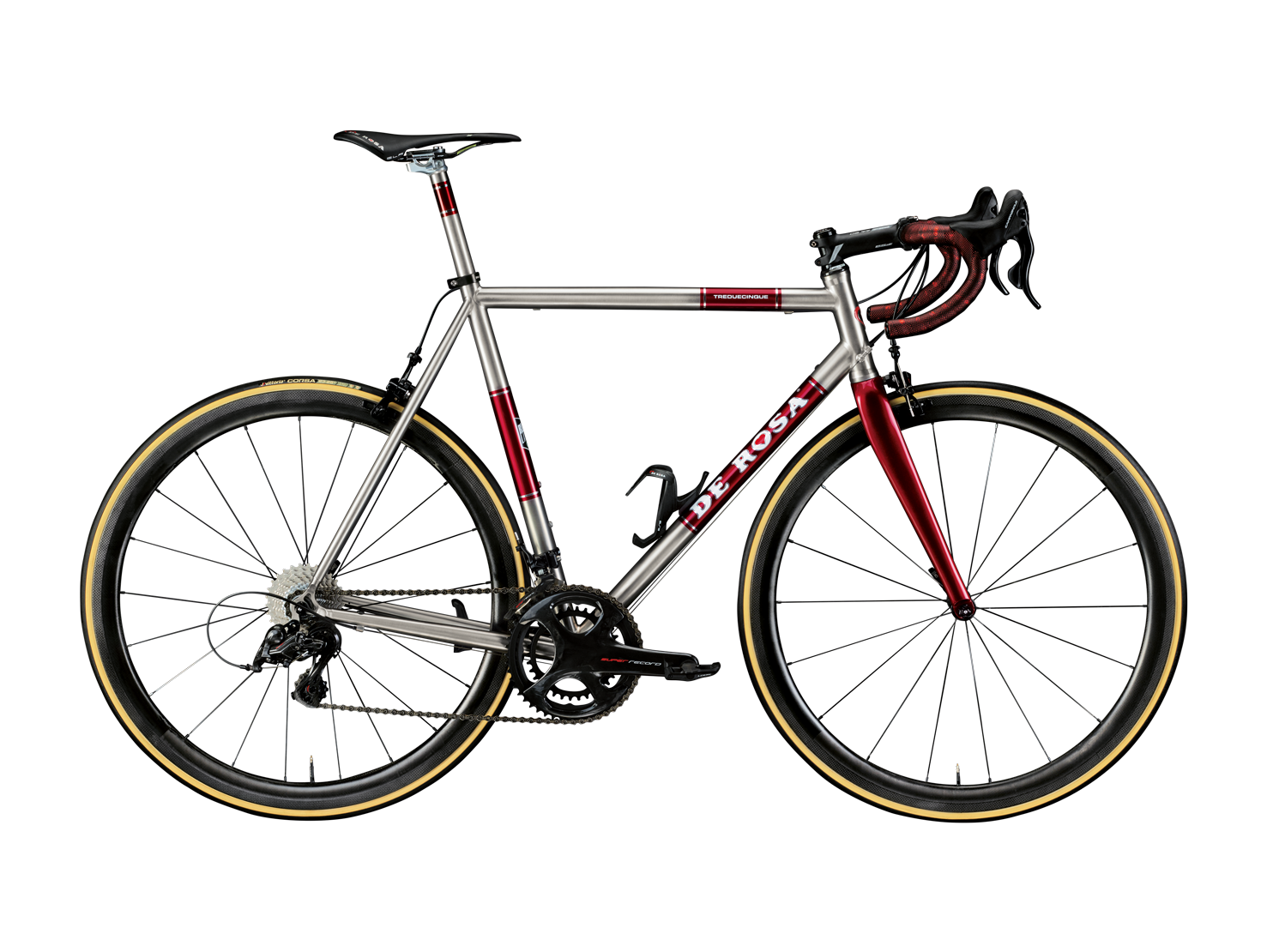 Road Bike Cicli De Rosa Rosa Titanio Cicli Rosa TREDUECINQUE DE